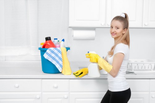 Final cleaning of a renovated TW9 property