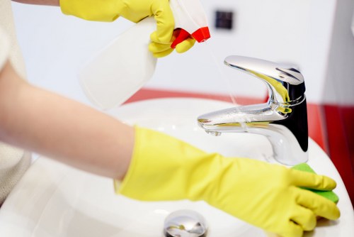 Commercial deep cleaning service in TW9 workspace